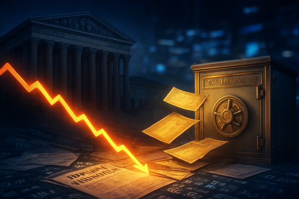 Yields Retreat as 'Tariff Chaos' Triggers Massive Flight to Quality Following Supreme Court Ruling