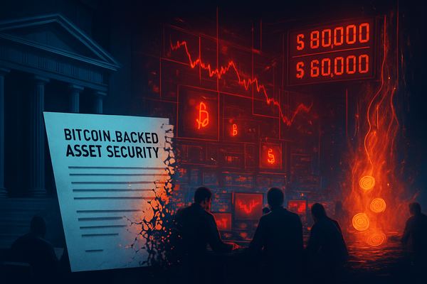 The Cracks in the Crypt-O-Bond: Wall Street’s First Bitcoin-Backed Asset Sale Buckles Under Market Stress