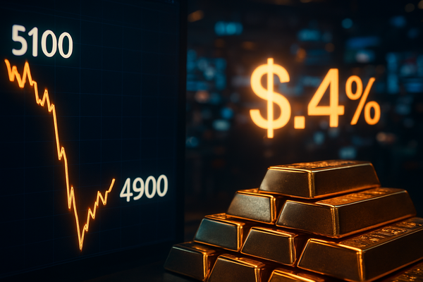 Gold’s Wild Ride: From $5,100 Peaks to Flash Crash Fears as Inflation Hits 4-Year Low
