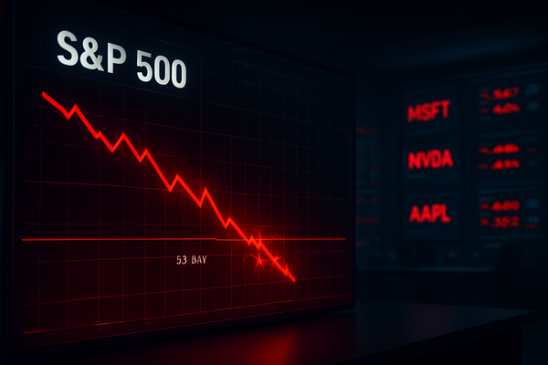 S&P 500 Turns Red for 2026 as $1 Trillion Wiped Out and Key Technical Level Breached