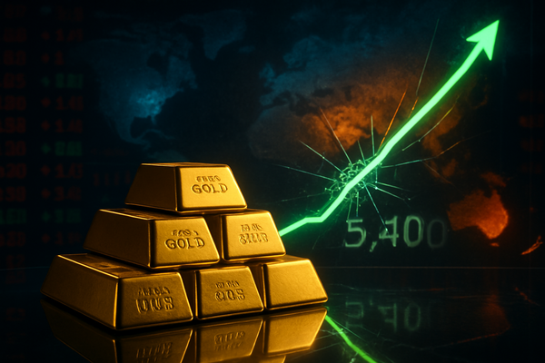Gold's Safe-Haven Surge: Bullion Smashes $5,400 Barrier Amid Greenland and Iran Tensions