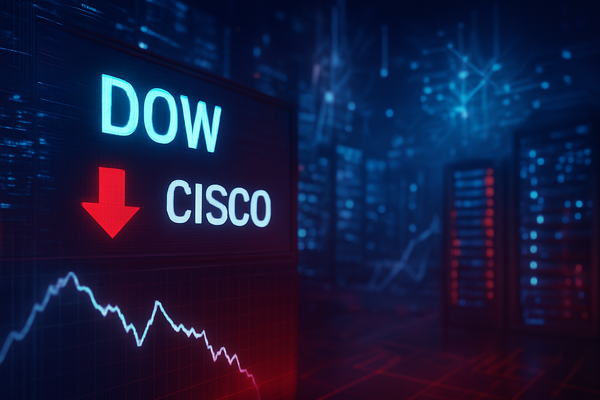 Margin Pressures at Cisco Systems Drag Dow Lower as AI Infrastructure Costs Surge