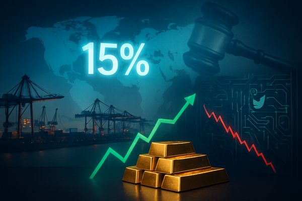 Trade War 2.0: Trump Defies Supreme Court with 15% Global Tariff, Sparking Gold Surge and Tech Sell-Off