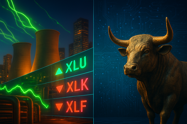 The Great Defensive Pivot: Utilities Surge 6.9% as AI Infrastructure Realities Reshape the Market