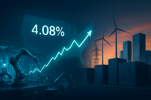 US Treasury Yields Hit 4.08% as Industrial Strength Reshapes 2026 Economic Outlook