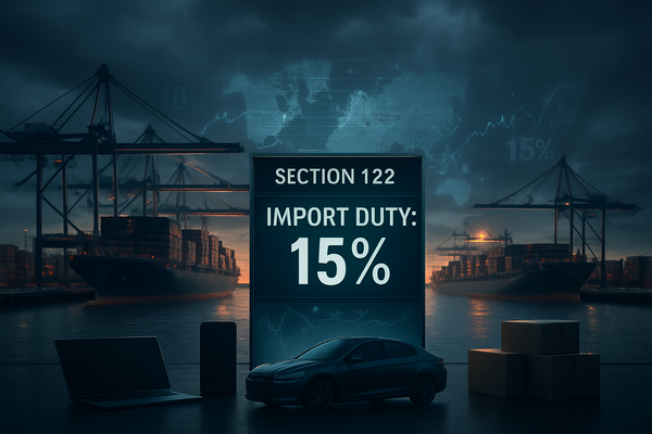 Tariff Whiplash: Markets Brace as Section 122 Global Import Duties Take Effect