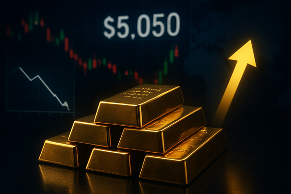 Gold Hits Record $5,050 as Chinese Regulators Push for U.S. Debt Divestment