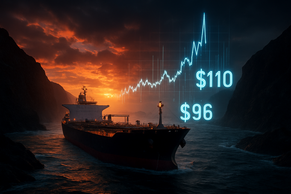 Global Markets Shaken as Brent Crude Surpasses $110 Amid Strait of Hormuz Blockade