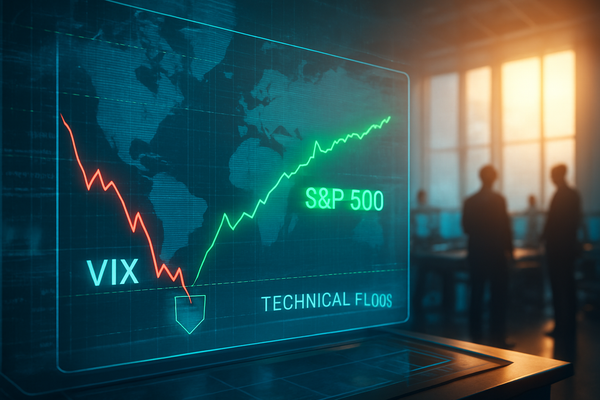 Fear Gauge Retreats: VIX Plummets 13.5% as Diplomacy and Technical Floors Halt 'War Low' Slide