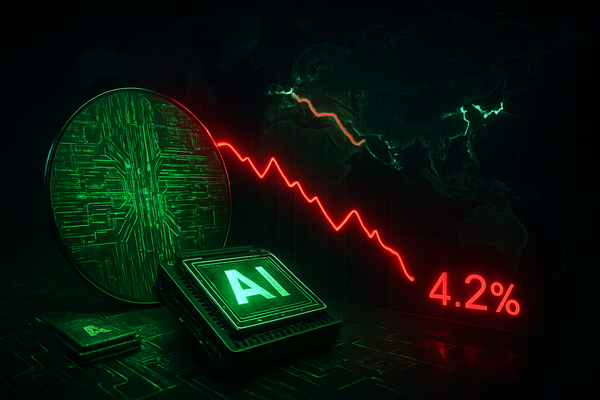 Geopolitical Tremors Shake Tech Giants: NVIDIA Leads Dow Losses with 4.2% Slide