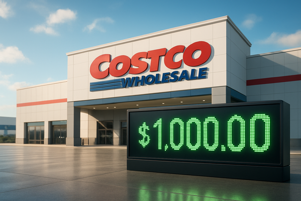 Costco Joins the Four-Digit Club: Shares Breach $1,000 as Retail Titan Outpaces the Market