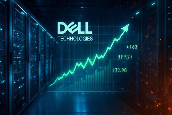 Dell Technologies (DELL) Gains: Dell shares rise over 5% as computer hardware demand shows resilience amid tech volatility.