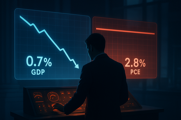 Stagflation Fears Reignite: Fed Paralyzed as Q4 GDP Slumps to 0.7% While Inflation Sticks at 2.8%