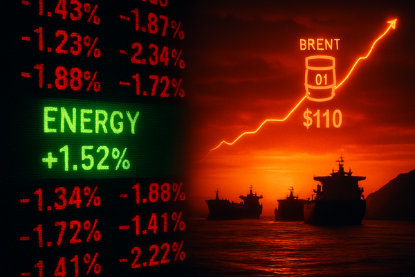 The Lone Survivor: Energy Sprints as Hormuz Crisis Paralyses Global Markets