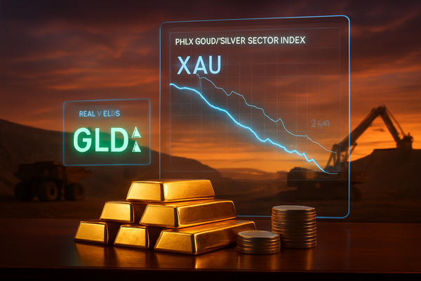 Precious Metals Pivot: XAU Index Surges as $1.2 Billion Floods into GLD Amid Falling Real Yields