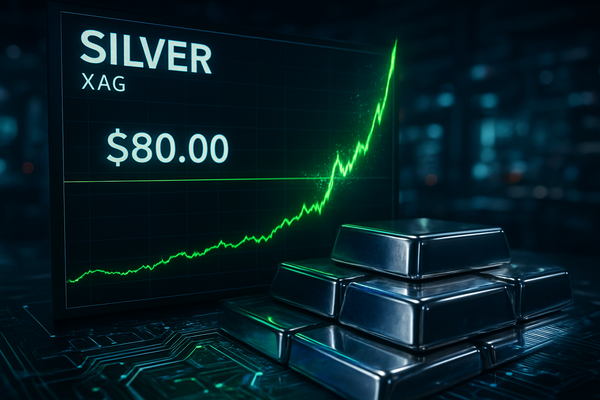 Silver Smashes $80 Barrier: The White Metal’s ‘Fast and Furious’ Climb into 2026
