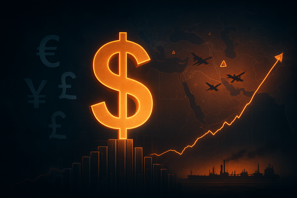 US Dollar Eyes Best Week Since 2022 as Middle East Conflict Triggers "Flight to Safety"