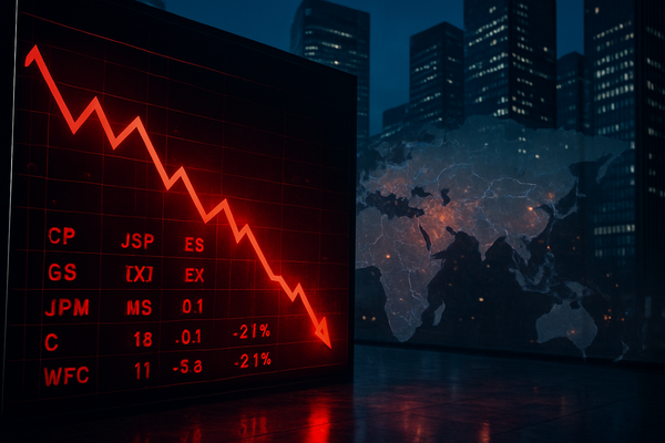 Goldman Sachs Tumbles as Geopolitical Tensions and Technical Breakdowns Batter the Financial Giant