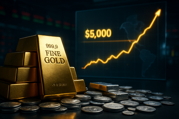 Gold Shatters $5,000 Ceiling as Middle East Turmoil and Inflation Fears Ignite Precious Metals Super-Cycle