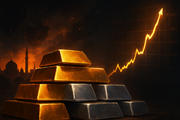 Gold Surges to Near $5,400 Following U.S.-Israel Strikes on Iran and Death of Ayatollah Khamenei