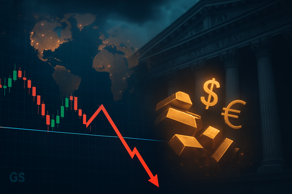Goldman Sachs Breaches Key Technical Floor as Geopolitical Shock Sends Dow Reeling