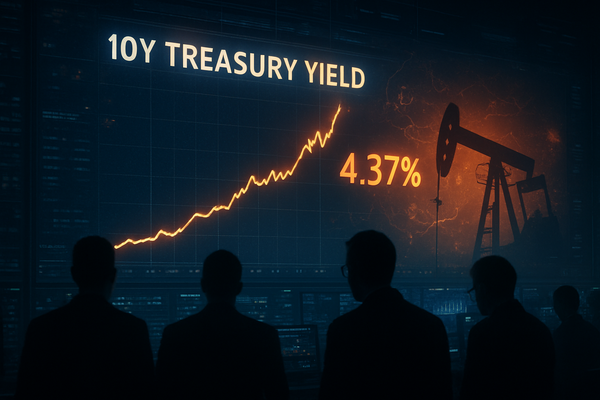 U.S. 10-Year Treasury Yield Hits 4.37%: Inflation and Geopolitical Risks Reshape Markets