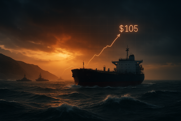 Global Energy Markets Shaken as Brent Crude Pierces $105 Amid Strait of Hormuz Blockade