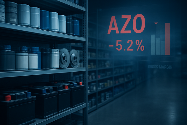 Margin Pressures Overshadow Earnings Beat: AutoZone Shares Slide as Inflationary Accounting Bites