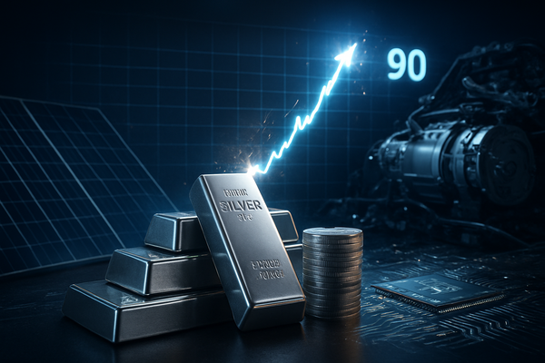 Silver’s "Moon Shot": Prices Hit $89 as Global Scarcity Triggers 170% Annual Rally