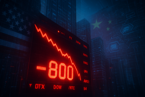 Trade Tensions Reignite: Dow Plunges as Beijing Launches Reciprocal Probes Against U.S. Tech and Green Energy