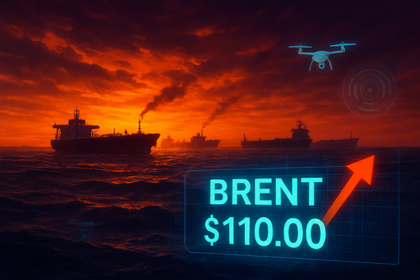 Global Energy Markets Shaken: Brent Crude Surges to $110 as Iran Conflict Threatens Strait of Hormuz