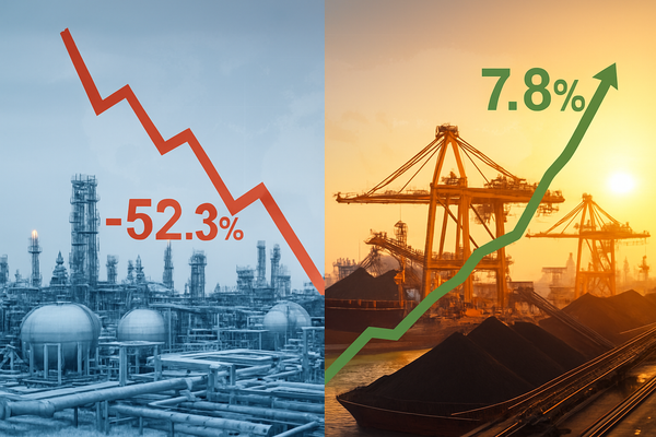 Energy Markets Diverge: US Natural Gas Plunges 52% as Australian Coal Surges in Global Commodity Shakeup