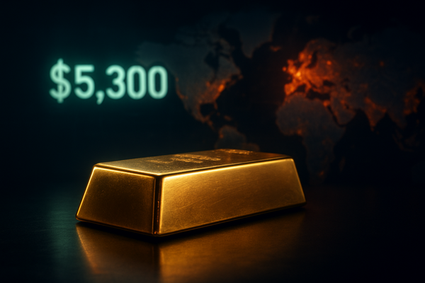 Gold Smashes $5,300 Barrier Amidst Middle East Escalation and Central Bank Pivot