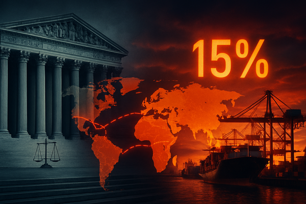 Supreme Court Strikes Down 'Reciprocal' Tariffs; Trump Countermoves with 15% Universal Surcharge Under 1974 Trade Act