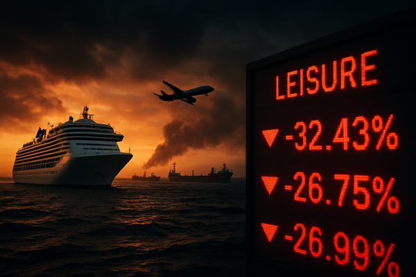 Geopolitical Volatility Sends Travel and Leisure Stocks Into a Tailspin as Fuel Costs Surge