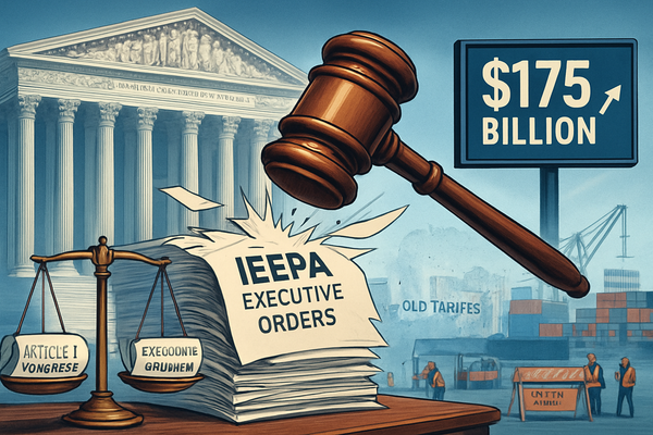 SCOTUS Strikes Down Executive Tariff Power in Landmark Learning Resources Case; $175 Billion in Refunds Loom