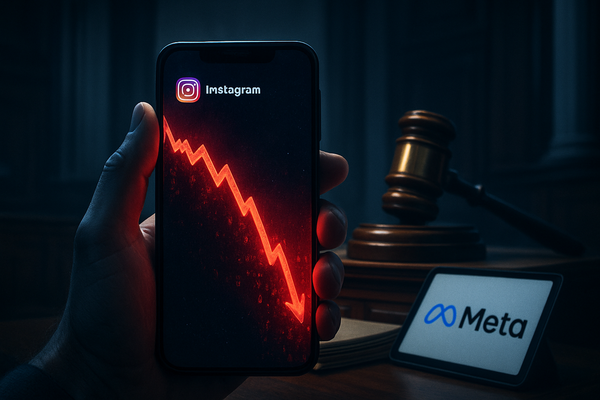 Meta Shares Plunge 6.8% After Landmark Jury Finds Instagram Liable for Social Media Addiction