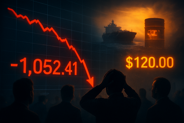 Chaos in the Capital Markets: Dow Plunges 1,000 Points as Iran Conflict Ignites Oil Surge