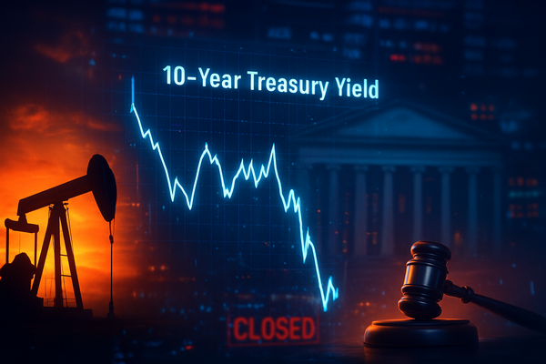 Treasury Market's "Wild Ride": 10-Year Yield Hits 3.96% Amid Shutdown Fears and Oil Surges