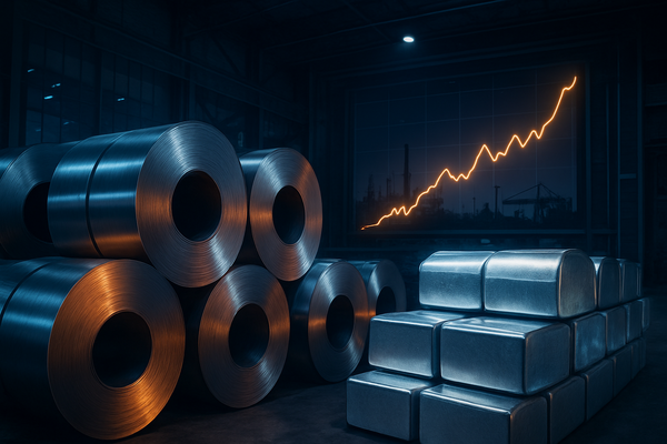 Industrial Metals Hit Multi-Year Highs: Aluminum and Steel Surge Amid Global Supply Constraints