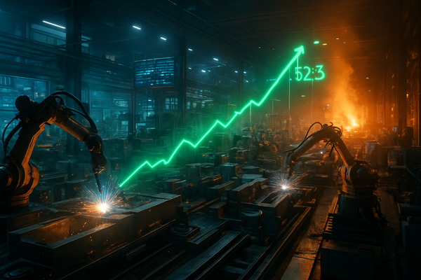 Industrial Engine Revs Up: ISM Manufacturing Index Hits 52.3, Igniting Growth Hopes and Inflation Fears