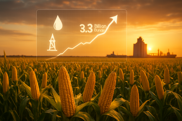 Record-Breaking US Corn Exports: USDA Forecasts 3.3 Billion Bushels Amid Energy Surge