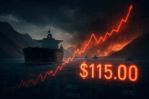 Oil Hits $115: Global Markets Braced for "Brutal Blast of Inflation" Amid Iran Conflict and Strait Closure
