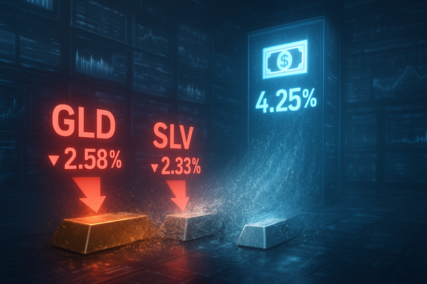 ETF Exodus: Investors Flee Gold and Silver Funds for Rising Treasury Yields