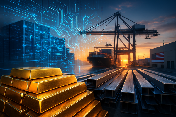 US Trade Deficit Narrows to $54.5 Billion as Record Gold and Tech Exports Drive Growth