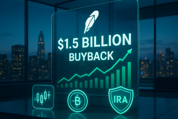Robinhood Signals Confidence with Massive $1.5 Billion Buyback Amid Regulatory Turbulence and Market Rout