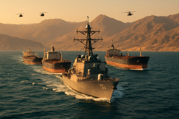 Trump Orders US Navy to Escort Tankers Through Strait of Hormuz as Global Oil Markets Teeter