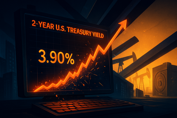 Yield Curve Shockwave: 2-Year Treasury Hits 3.90% as Rate Cut Hopes Evaporate