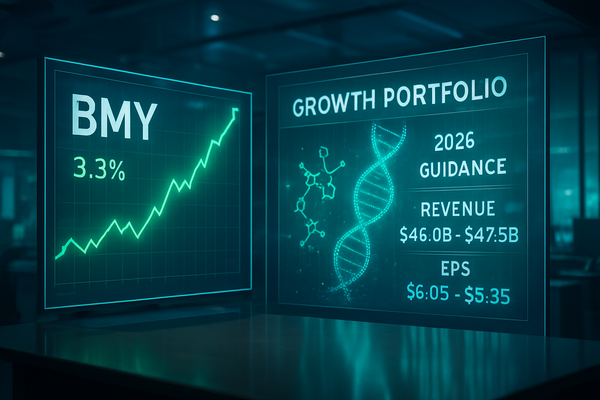 Bristol-Myers Squibb Shares Jump 3.3% on Robust 2026 Guidance and High Dividend Yield