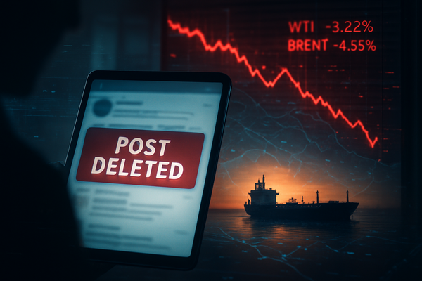 The Tweet That Shook the World: Secretary Wright’s Social Media Blunder Triggers Oil Collapse